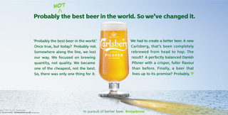 Illustration for article titled Carlsberg hopes to turnaround company by admitting its beer sucks